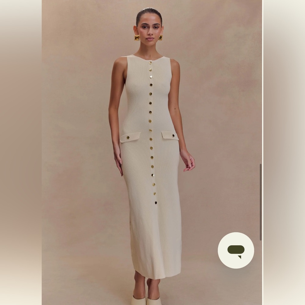 NEW Meshki buttoned maxi dress - Picture 5 of 6